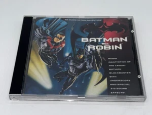 BATMAN & ROBIN: An Audio Action-Adventure Adaptation - CD, 1997 - WARRANTY - Foto 1 di 3
