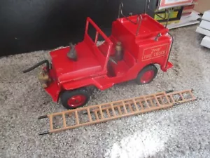 Rare Altoy Willys Jeep Fire Truck (JM) - Picture 1 of 7