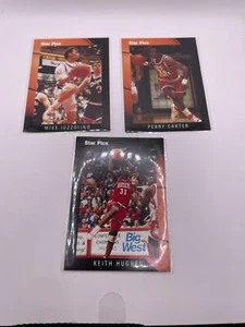 1991 Star Pics KEITH HUGES, MIKE IUZZOLINO, PERRY CARTER - Picture 1 of 2