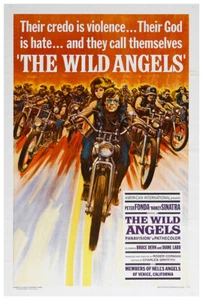 The Wild Angels - Peter Fonda - Nancy Sinatra - Movie Poster - 1966 - US Version - Picture 1 of 5