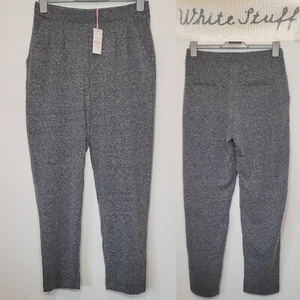 White Stuff Womens Maison Jogger Loungewear Trousers Grey Mark Size 10 New - Picture 1 of 9