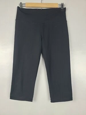 Leggings femininas Victoria's Secret Sport VSX tamanho pequeno preta ativa Capri  - Imagem 1 de 4