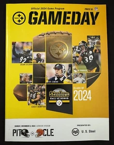 Pittsburgh Steelers vs. Cleveland Browns Official NFL GameDay Program 12-08-2024 - Picture 1 of 3