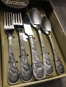 CAMBRIDGE - PINE CONE - Stainless Flatware Silverware - YOU CHOOSE CHOICE - NEW* - Picture 1 of 11