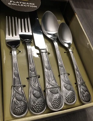 CAMBRIDGE - PINE CONE - Stainless Flatware Silverware - YOU CHOOSE CHOICE - NEW* - Image 1 of 4