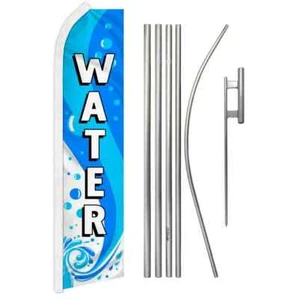 Water Swooper Werbung Flagge & Stange Kit - Bild 1 von 8