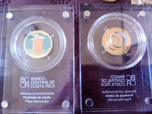 Costa Rica UNC 25 colones, Provincia de Limón, commemorative coin - Picture 1 of 2