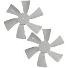 2x HQRP 6" Fan Blade 1/8" D-Bore Replacement For Ventline 65485