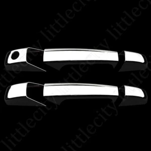FOR GMC YUKON/YUKON XL 07-14 CHROME 2 DOORS HANDLES COVERS W/OUT PASSENGER KH - Imagen 1 de 1