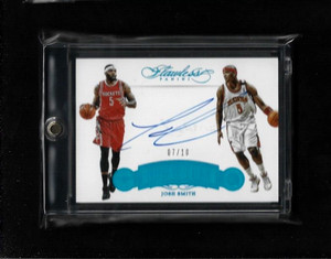Josh Smith 2015-16 Flawless NOW & THEN SIGNATURES SAPPHIRE Auto #/10 J-SMOOVE SP