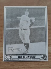 1940 Play Ball Reprint #1 Joe DiMaggio Yankees 8 - Mint - Issued in 1986
