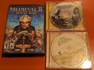 Lot of 3 Medieval Total War I II & Viking Invasion Expansion Pack for PC - Picture 1 of 1