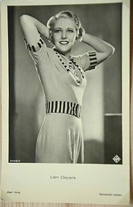 42530 Ross Film Ak Lien Deyers Actress Autograph Card