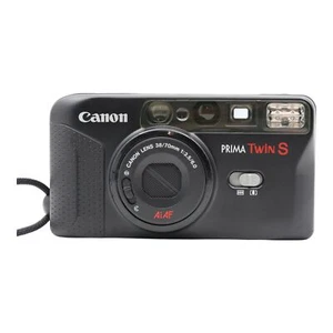Cámara Compacta Canon Prima Twin S Cámara Analógica 35mm Negra - Imagen 1 de 5