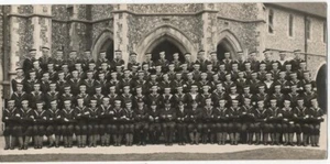 PHOTOGRAPH HMS KING ALFRED HOVE SUSSEX INTAKE ROYAL MAVY 1943 - Picture 1 of 2