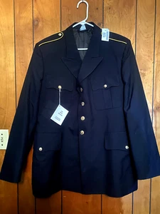 NWT US Army Service Uniform Dress Blue 450 Coat Jacket Military Men Sz 46L CLA - Picture 1 of 8