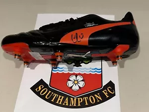 Adam Lallana (Southampton FC) signed Puma Football Boot - Black- (Left) + COA - Picture 1 of 13