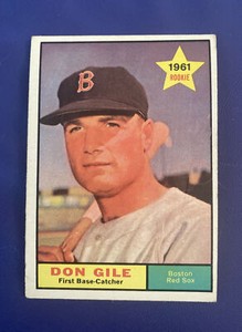 1961 TOPPS #236 DON GILE ROOKIE RC BOSTON RED SOX  *FREE SHIPPING*
