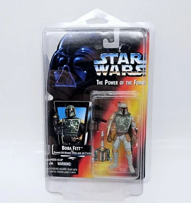 Star Wars Power Of The Force Boba Fett New in Box  - Image 1 of 2
