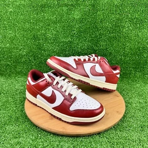 Nike Dunk Low PRM Vintage Team Red Women's Size 10 Men's Size 8.5 FJ4555-100 - Picture 1 of 12