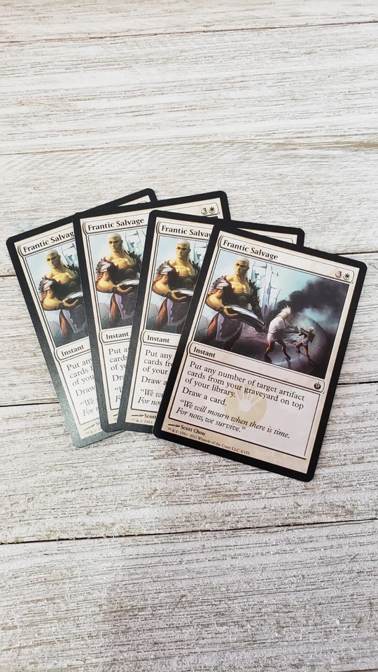 2011 Magic: The Gathering - Mirrodin Besieged X4 Frantic Salvage #6/155 - Image 1 of 1