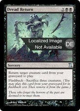 1X Dread Return Time Spiral NM/EX German MTG CARD