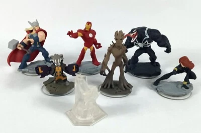 Lote de 7 Figuras Disney Infinity 2.0 Galaxy Marvel Foto 1 de 4