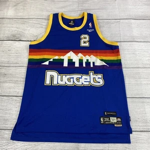 Denver Nuggets Men 2X- Large Vintage Basketball Jersey Hardwood Classics English - Picture 1 of 10