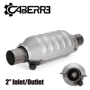 Universal High Flow 2 Inch Weld-On 400 Cell Stainless Steel Catalytic Converter - Picture 1 of 12