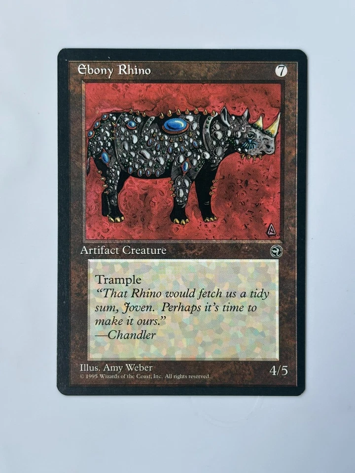 Ebony Rhino Homelands Magic the Gathering Card - Image 1 of 1