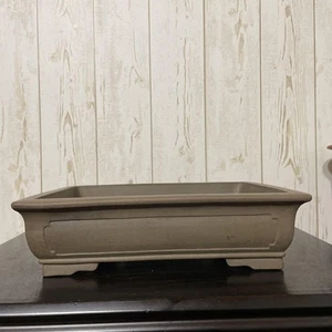 Grande vaso bonsai giapponese Tokoname 30 cm " 和鉢常滑 " ottimo Giappone - Foto 1 di 8