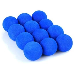 12 Pcs Power Popper Foam Balls Refills () Blue - Picture 1 of 5