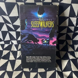 SLEEPWALKERS STEPHEN KING VHS HORROR 1992 BRIAN KRAUSE MICK GARRIS VINTAGE - Foto 1 di 9