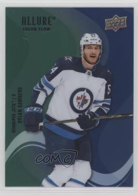 2022-23 Upper Deck Allure Color Flow Green Blue Dylan Samberg #SF-28 Rookie RC - Image 1 of 2