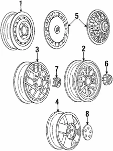 Genuine GM Wheel Cover 25537484 - Picture 1 of 1