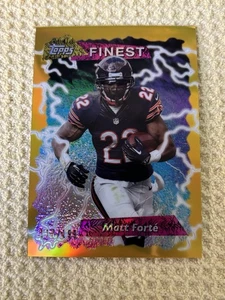 2015 Topps Finest 1995 Matt Forte Gold Refractor /199 Chicago Bears - Picture 1 of 2