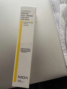 NIDA Revive Augencreme für Gesicht Hals probiotische Lösung Netzhautpeptid - Bild 1 von 4