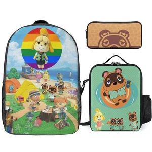 BAHELS 3PC Backpack Insulated Lunch Bag Pencil Case Youth Teens Wednes-1 - Picture 1 of 9