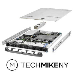 Serveur Dell PowerEdge R430 E5-2620v3 2,40 GHz 6 cœurs 16 Go RAM rails lunette - Photo 1/5