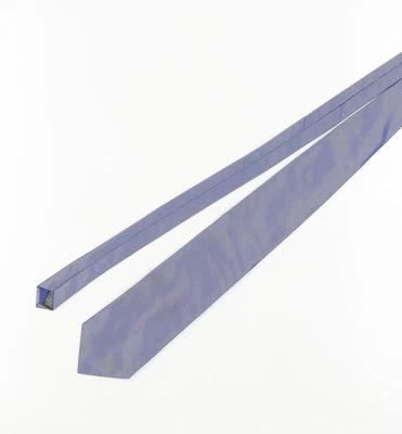 Corbata ajustada River Island azul seda para hombre, talla única Foto 1 de 4