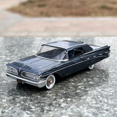 GFCC 1/43 Sale Pontiac Bonneville 1959 Dark Blue Diecast Car Model Toy Gift - Image 1 of 4