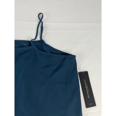 Donna Karan New York Teal Blue Basic Slip Dress Camisole Top XL - Image 1 of 4