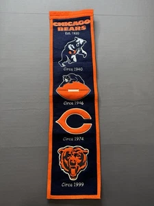 NFL Chicago Bears Heritage Wimpel Banner Winning Streak 31 1/2x7 7/8 Zoll - Bild 1 von 5