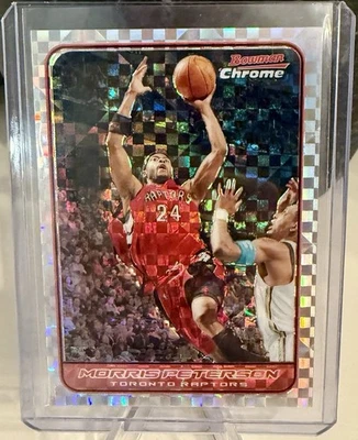 2006-07 Bowman Chrome Draft Picks & Stars Basketball Morris Peterson Xfractor - Image 1 of 2
