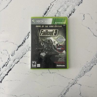 Fallout 3 Game of the Year Edition Xbox 360, 2009, GameStop Exclusive - Image 1 of 4