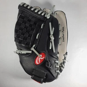 Rawlings Baseball Glove Left Handed 12” Black Model RSB120GB - Picture 1 of 17