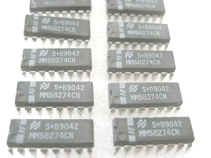 1pcs MM58274CN Microprocessor Compatible Real Time Clock National Sc. DIP16  - Imagen 1 de 2