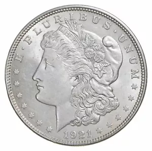 (1) Lot en vrac brillant AU/non circulé 1 $ 1921 Morgan dollar US 90 % BU - Photo 1 sur 2
