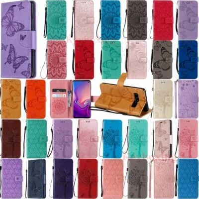 For Samsung Galaxy S10 S10e S9 Plus Wallet Card Holder Flip Leather Case Cover Foto 1 de 4