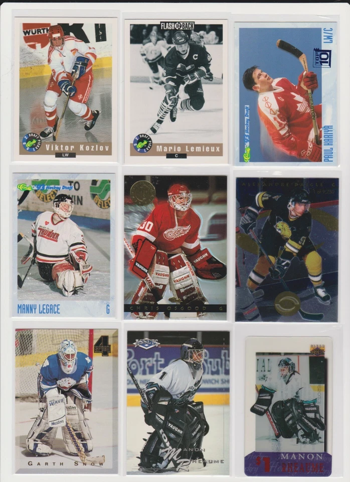 Misc. Classic Hockey u-pick NM you pick base stars RC rookie insert Hall of Fame - Image 1 of 1